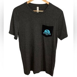 GOLDEN‎ ROAD BREWING Gray Grey Blue Crew Neck Short Sleeve T-Shirt Men Medium